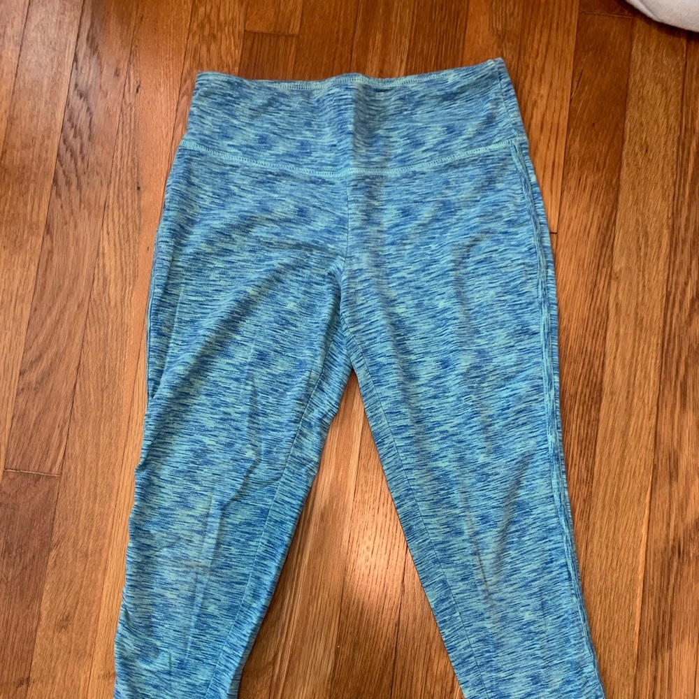 Blue work out leggings